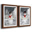 Festive Snowman I - ensemble de 2 reproductions d'art-2047990814-2047990813-2047990812