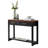 Metellus Modern Console Table with 2 Storage Drawers and Open Shelf, Sofa Table for Hallway, Living Room, or Bedroom-663811780-663811779