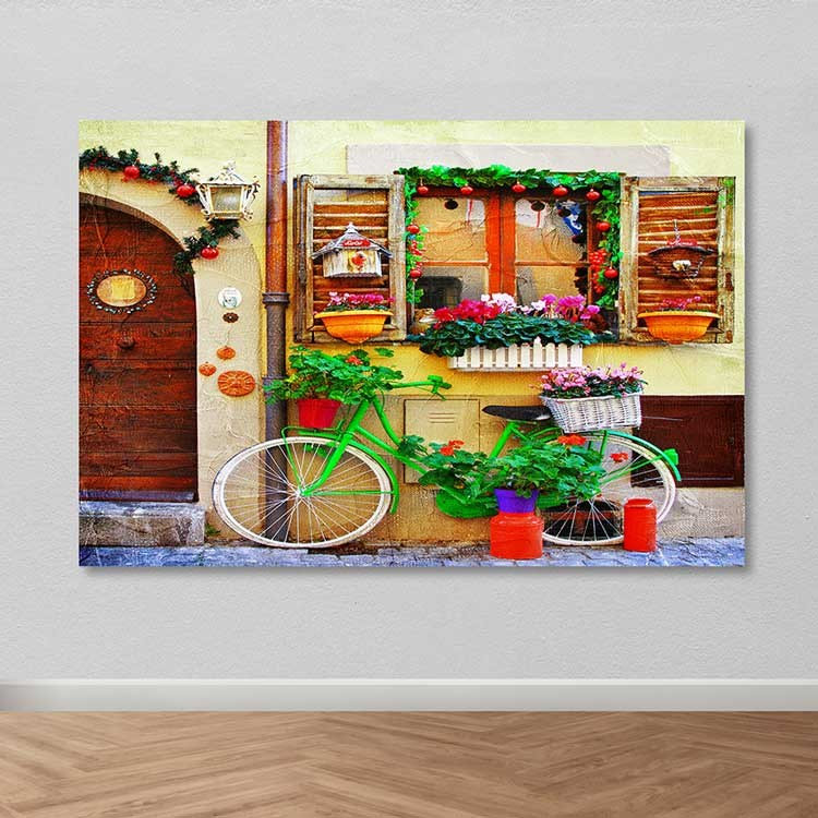 Peinture décorative sur toile