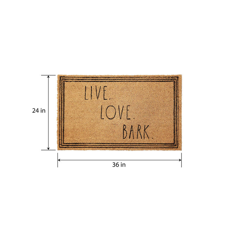 Dayleon Non-Slip Indoor / Outdoor Doormat, Light Brown