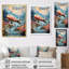 Impression aérienne sur toile impressionniste-64432008-64432012