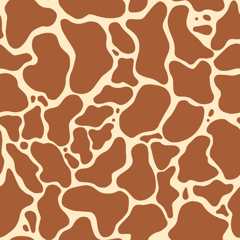 Animal Print Hand Drawn Seamless by Lasagnaforone - Wrapped Canvas Print, 30cm H x 30cm W