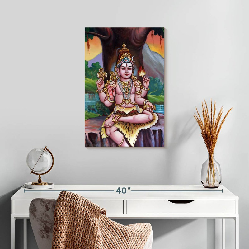 Adella, temple Vivaapathira Kaliamman, Shiva, H 24 po x l 16 po