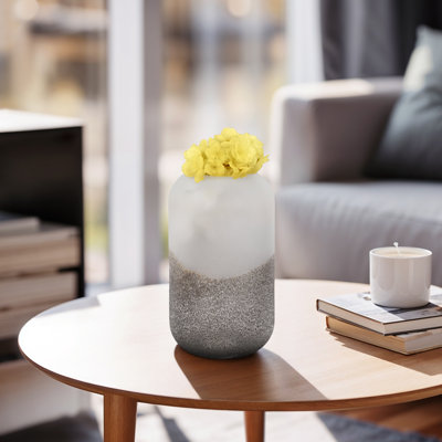 8" Ombre Bowl, White/Grey