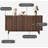 Simple And Retro Carved Sideboard