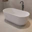 Baignoire de trempage autoportante 59 po en acrylique