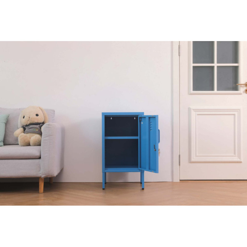 Une armoire de rangement en métal multifonctionnelle, Yellow