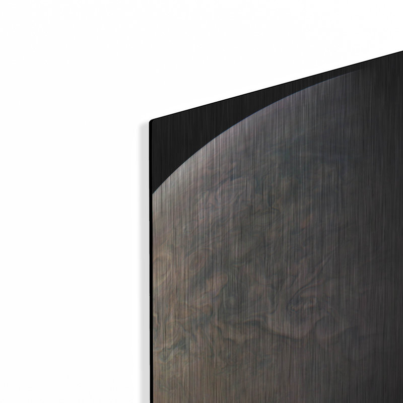  «Juno Close Look At The Little Red Spot» par NASA, art mural en métal, 12 po x 24 po, H 24 po x l 12 po