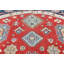 Tapis oriental rouge à motif géométrique tribal 9 x 9 One-of-a-Kind