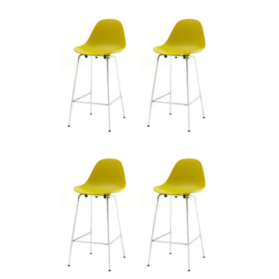 Counter Stool with Metal Frame