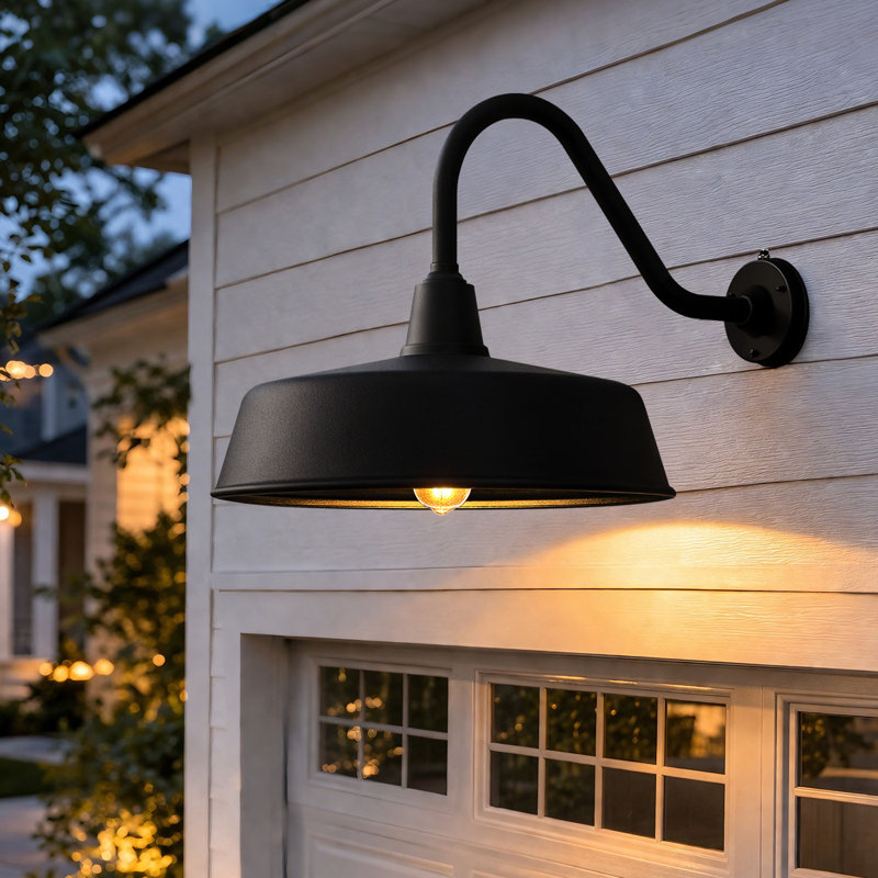 Outdoor Barn Light, 18" H x 21" W x 34" D