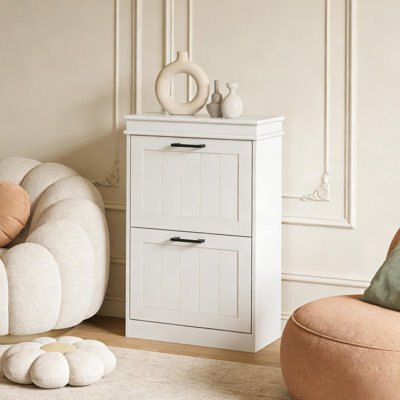 Armoire à chaussures Nordic Slim avec tiroirs inclinables