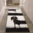 Abstract Art Inspired With Pile Soft Printed Rug Featuring Harmonious Blend of Bright Color Strokes Ideal for Adding Artistic Touch to Any Room-1770196686
