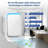 Air Ionizer For Home, Negative Ion Generator, Air Purifier Plug In Portable For Room Filterless Mobile Air Ionizer Air Cleaner For Odours Smoke For Home,Office (5, Watts)