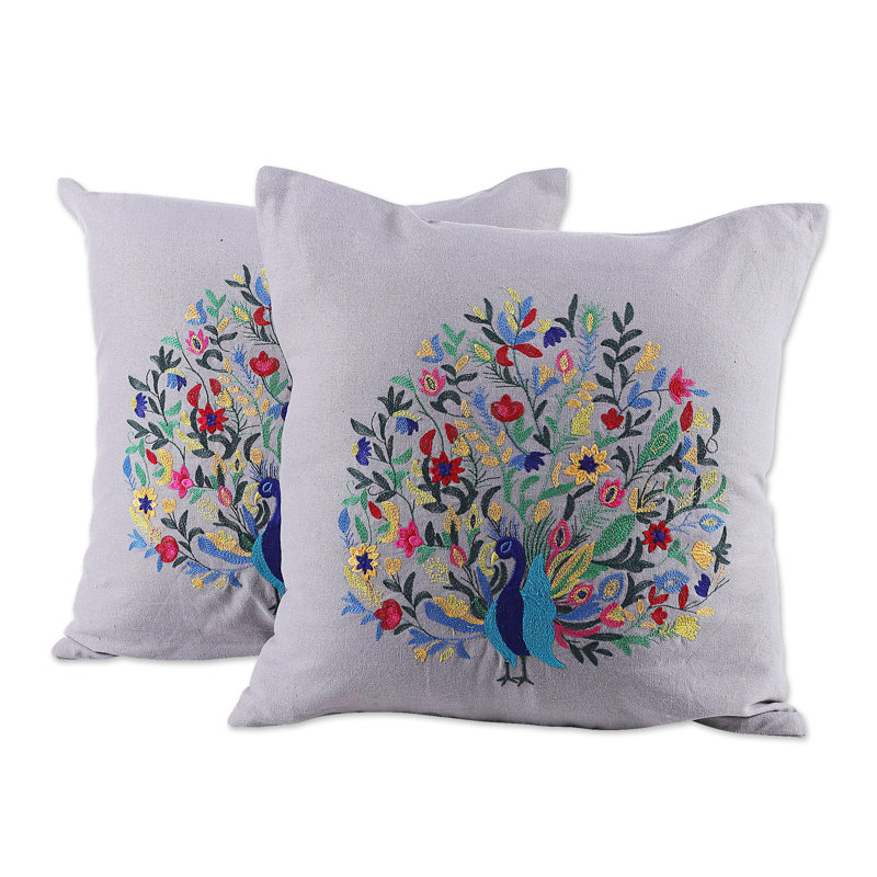 Cotton Reversible Pillow Cover