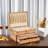 3-layer Silverware Storage Box With Drawer, Wooden Silverware Chest With Handle And Linen Liner For Storing Fine Flatware And Utensils,torched Wood