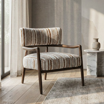 Premier Upholstered Sculptural Arm Accent Chair