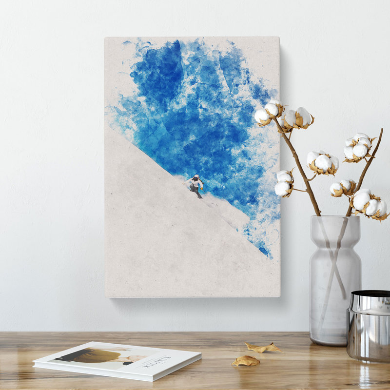 Skiing Vol.1 - Wrapped Canvas, 91cm H x 60cm W x 3cm D