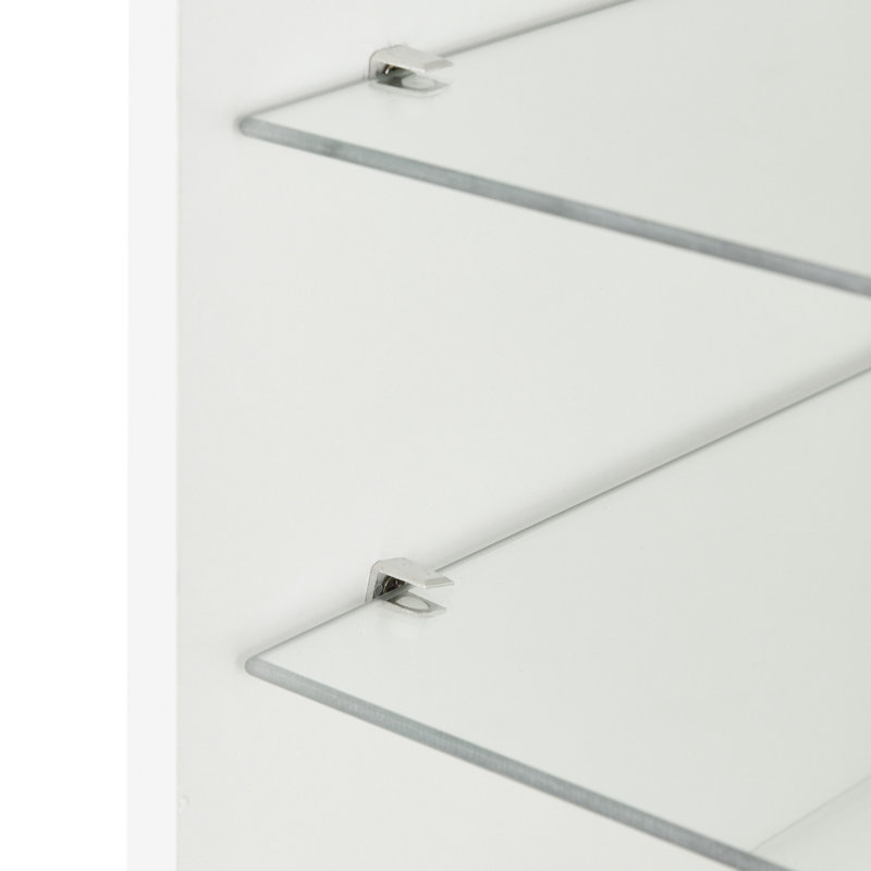 Fatih Unfinished TV Stand, White