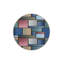 Tapis bleu tissé à motif géométrique rectangulaire lavable à la machine-1542472066