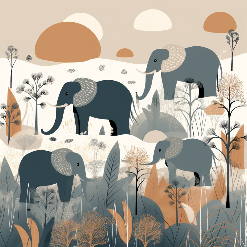  Couverture en molleton éléphant, Jeté