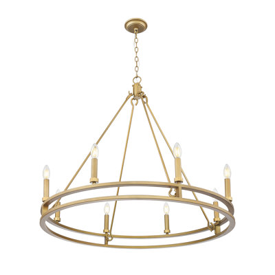 Hershel Signature Brass Chandelier
