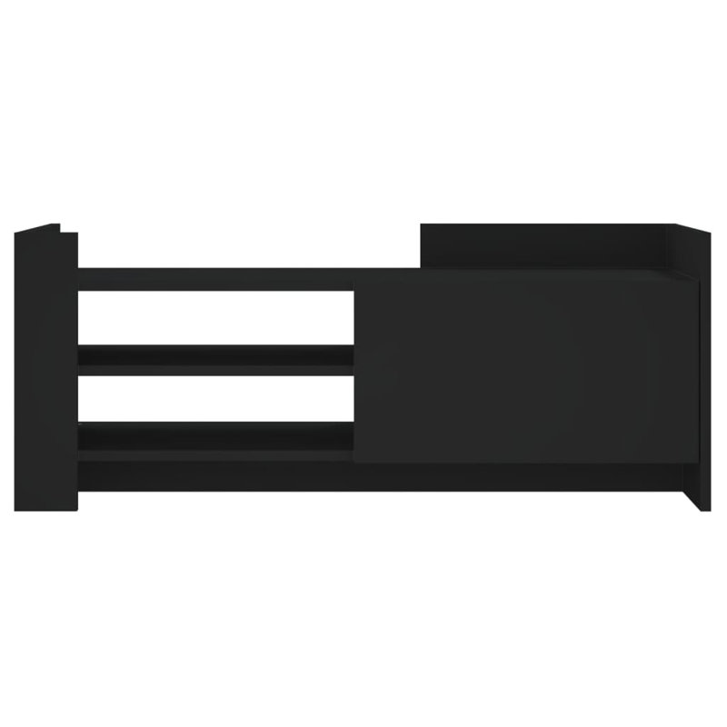 Appledorf Unfinished TV Stand for TVs up to 43", Black, 100cm