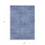 Tapis intérieur / extérieur lavable bleu et bleu ciel HomeRoots 9 pi x 12 pi