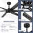 72" Blade Led Standard Ceiling Fan With Remote Control-1514710948