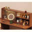 Solid Wood Expandable Storage Cabinet Makeup Table