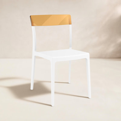 Kliebert Stackable Patio Side Chair