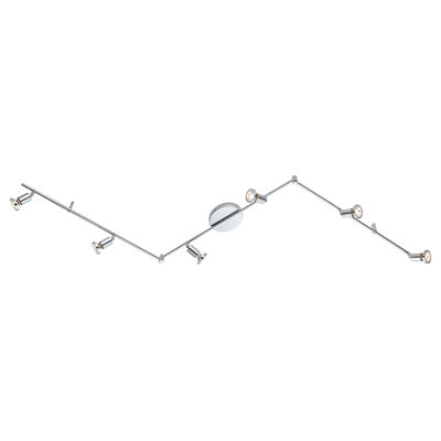Nichols 74.41'' 6 -Light Swing Arm Track Track Kit with Dimmable and Adjustable Head