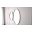 Miroir ovale allongé - nickel-57972572
