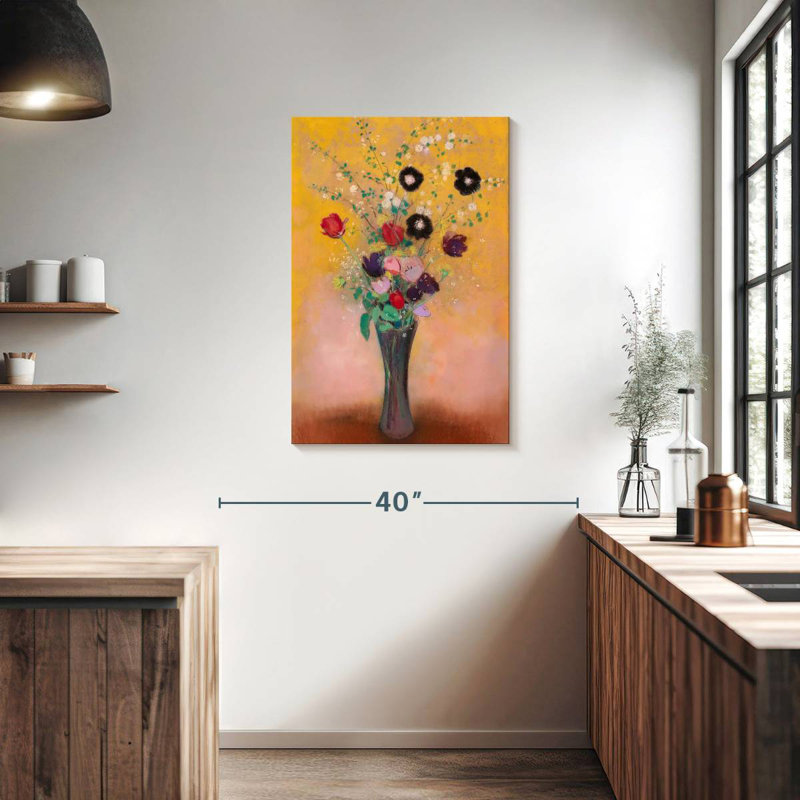 Vase de fleurs Harnek 1916, H 36 po x l 24 po