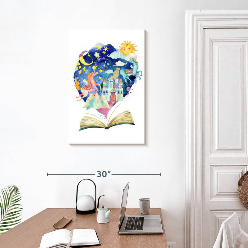 Kelan Fairy Tale Book World, 30" H x 20" W