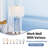 Table Lamp Set With Touch Control, Led Bulbs, Usb Ports