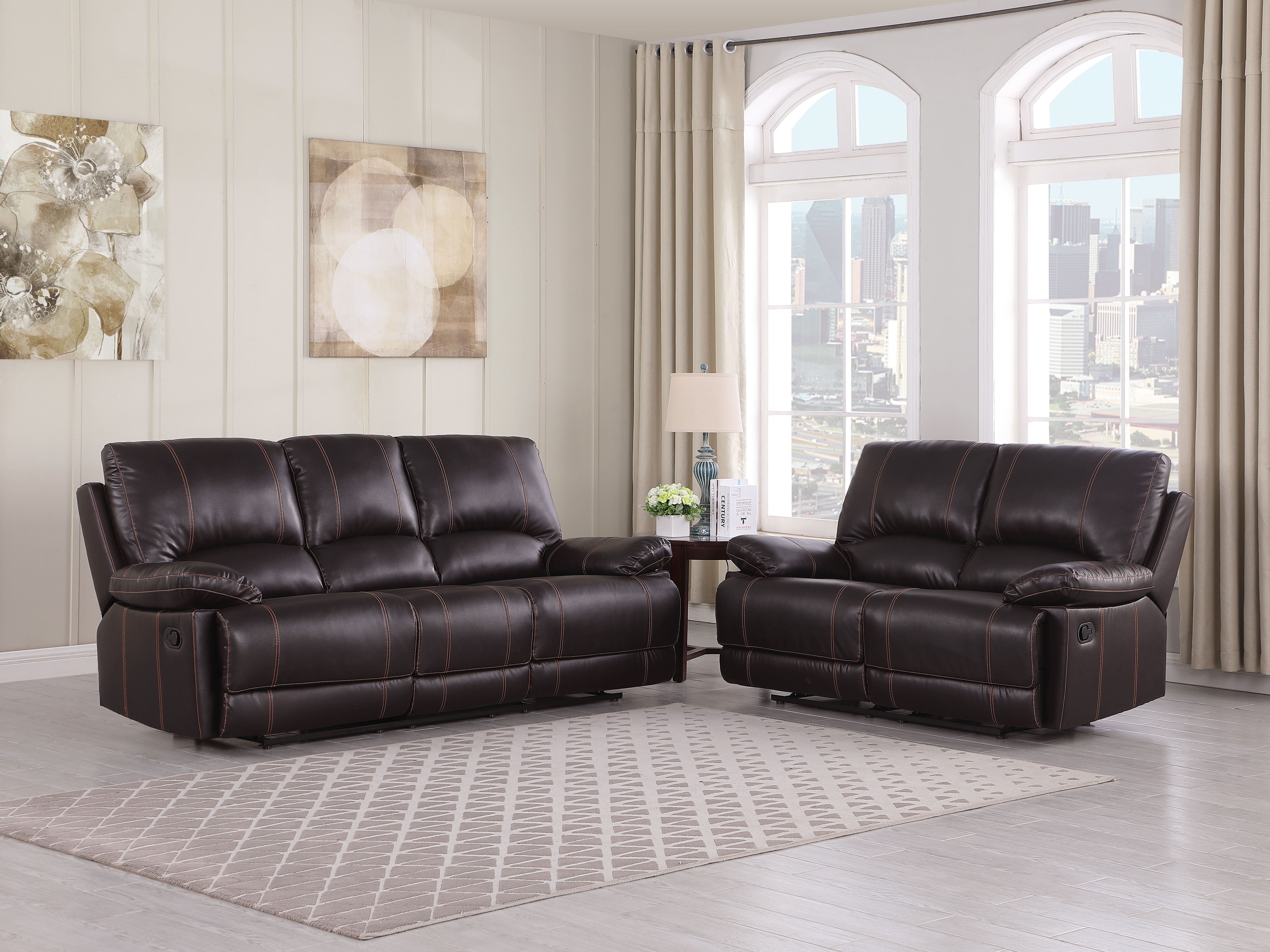 Red Barrel Studio® Trower Reclining 2 Piece Living Room Set & Reviews ...