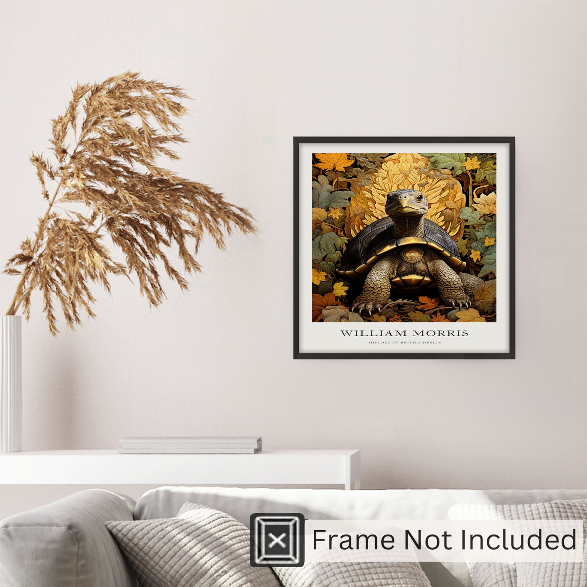 Bay Isle Home™ Animals William Morris Turtle Cottage Unframed Art Print ...