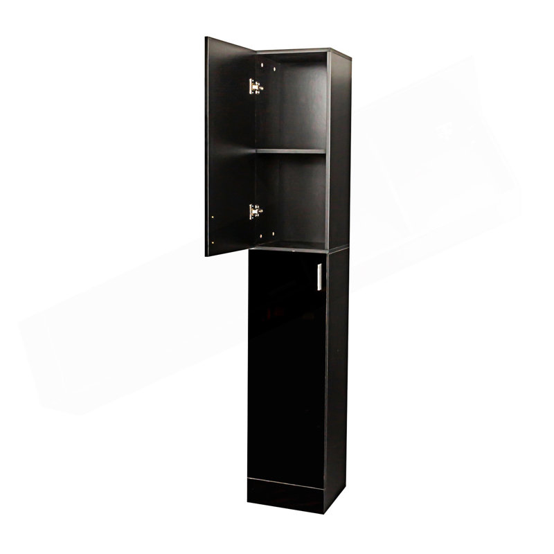 Armoire autoportante avec tablettes et deux portes, armoire d'entrée