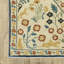 Tapis beige / bleu / jaune en polypropylène tissé à la machine Krouse-1130125414