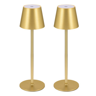 2 Pack Cordless Table Lamp LED Desk Lamp