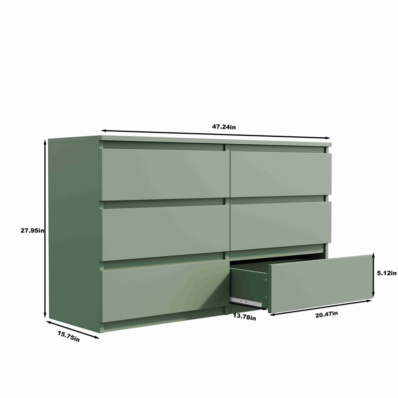 Grande commode 6 tiroirs
