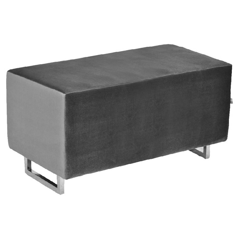 Pepi Upholstered Bench, Grey