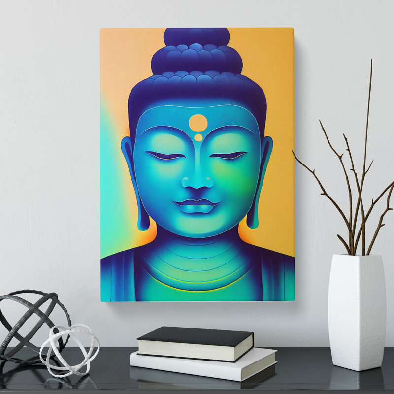 CAN-V0523-313X Buddha Spray - Wrapped Canvas Print, 50cm H x 35cm W x 3cm D