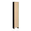 Bibliothèque contemporaine à 8 tablettes avec 2 tablettes fixes, Cappuccino, idéale pour ranger des livres et organisé dans un grand cappuccino de conception verticale, deux tablettes réglables