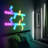 Yescom 10 Pack Wifi Smart LED Light Kit DIY Lable Lamp commande vocale 16 millions de couleurs avec Alexa Google Home