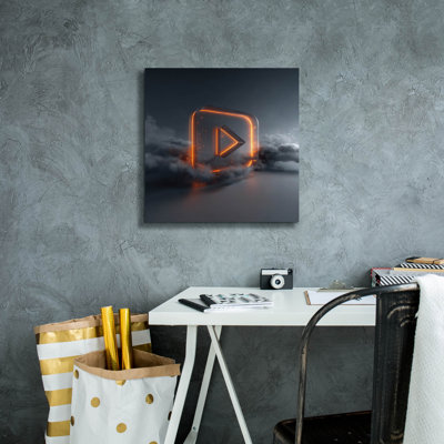  'Dream Play Button' by Ann Klee Canvas Wall Art, 18" x 18"