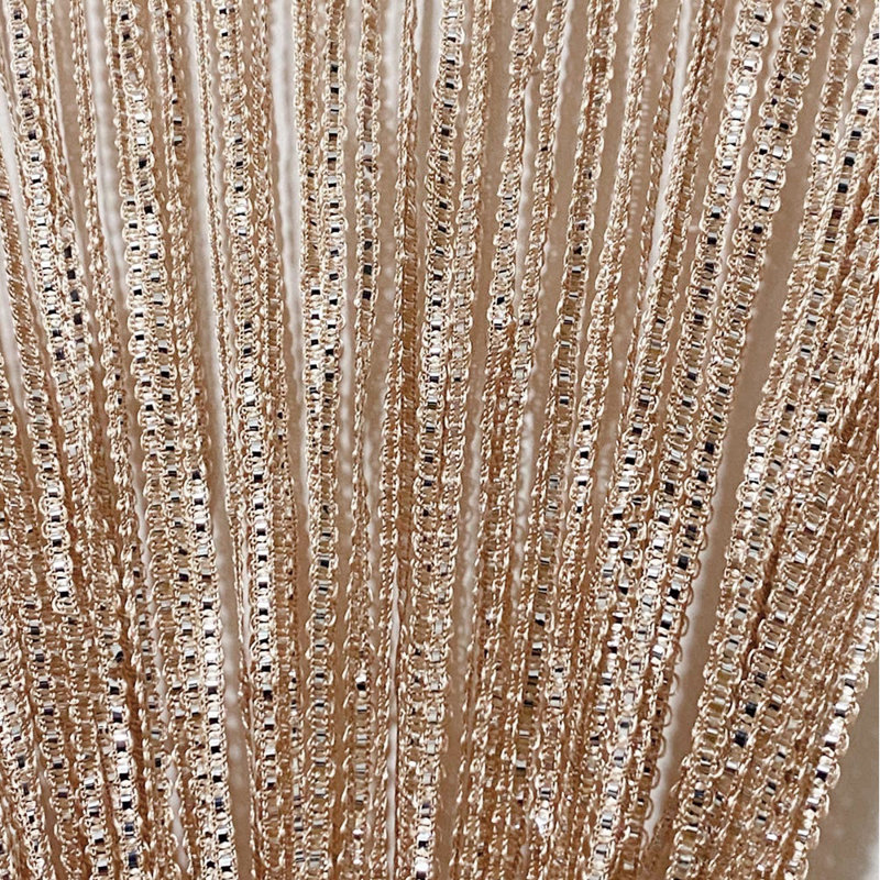 Argonne Semi Sheer Curtain Single Panel, Light Brown