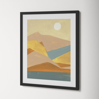Retro Abstract I Southwest Mountains Print