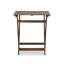 Ensemble bistro d'extérieur carré en bois d'acacia massif 26 po Prachi-824614063